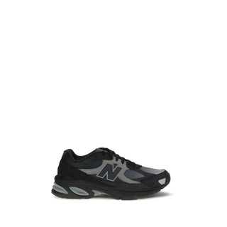 Black Recycled Polyester Athletic Sneakers