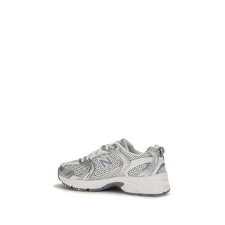 White Polyamide Athletic Sneakers