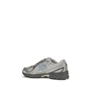 Gray Fabric Athletic Sneakers