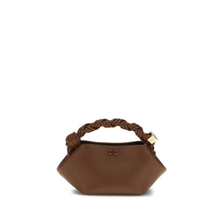 Brown Recycled Leather Shoulder Bag