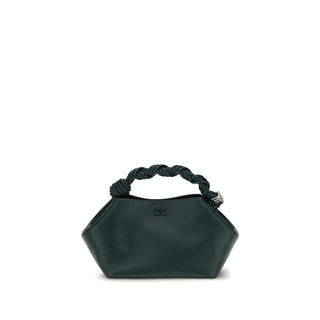 Bicolor Recycled Leather Shoulder Bag