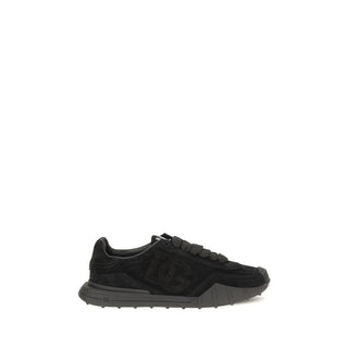 Black Calf Leather Bos Taurus Athletic Sneakers