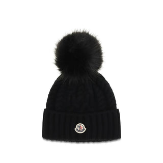 Black Wool Oves Aries Beanie
