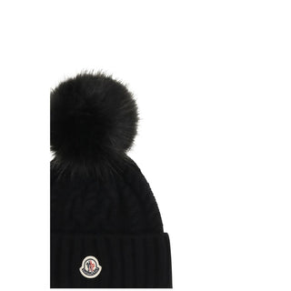 Black Wool Oves Aries Beanie