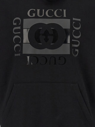 Black Cotton Sweatshirt