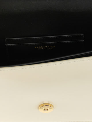 Bicolor Calfskin Crossbody Bag