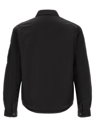 Black Polyamide Full-Length Jacket