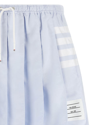 Blue Cotton Long Skirt