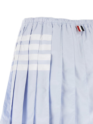Blue Cotton Long Skirt
