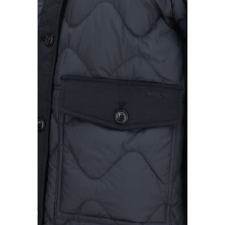 Gray Polyester Shell Jacket
