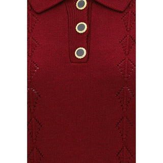 Bordeaux Wool Oves Aries Shortsleeve Shirt