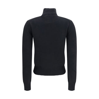 Black Cashmere Turtleneck