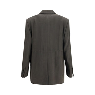 Bicolor Viscose Blazer
