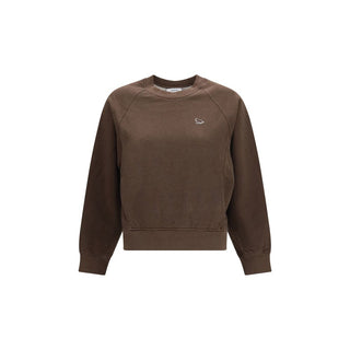 Brown Cotton Sweatshirt