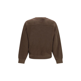 Brown Cotton Sweatshirt