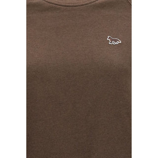 Brown Cotton Sweatshirt