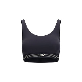 Black Polyester Sport Bra