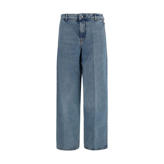Blue Cotton Jeans Denim