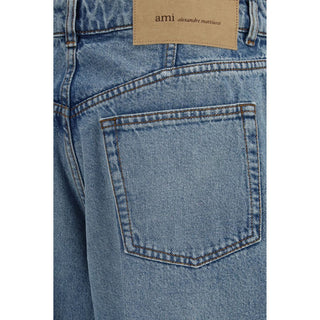 Blue Cotton Jeans Denim