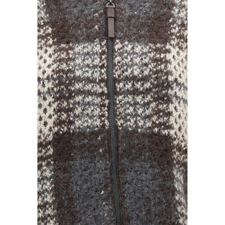 Gray Mohair Cardigan
