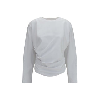 White Cotton Pattern Shirt