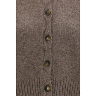 Brown Wool Oves Aries Cardigan