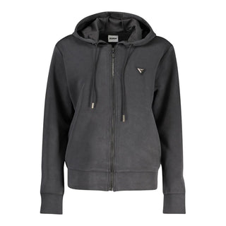 Black Polyester Women's Hoodie
