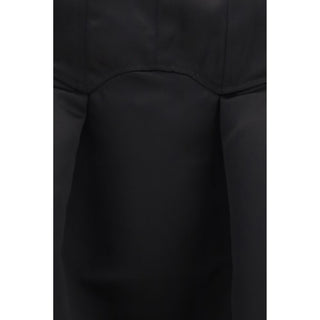 Black Polyester Casual Dress