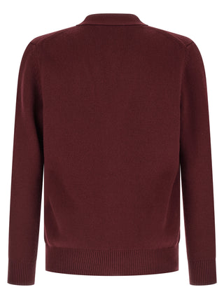 Bordeaux Cashmere Cardigan