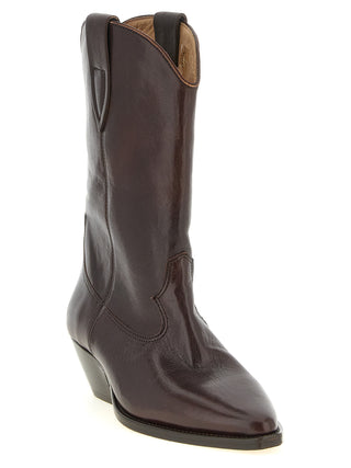 Brown Cowhide Chelsea Boots