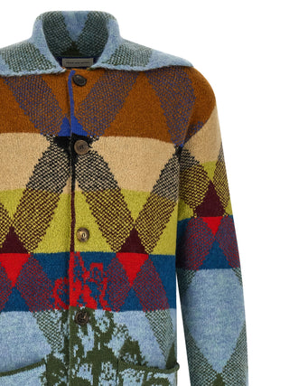 Multicolor Wool Cardigan
