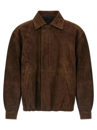 Brown Goatskin Full-Length Jacket