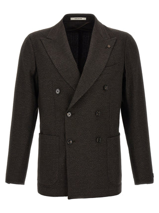 Brown Virgin Wool Blazer