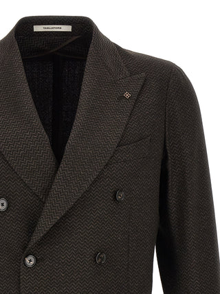Brown Virgin Wool Blazer