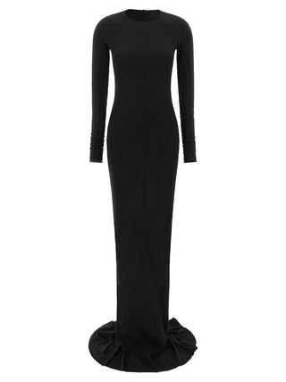 Black Cotton Long Dress