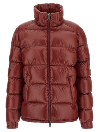 Bordeaux Polyamide Full-Length Jacket