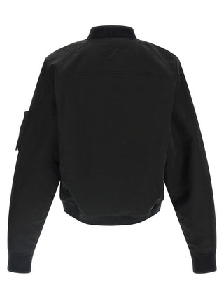 Black Recycled Polyamide Bomber