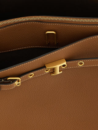 Brown Calfskin Handbag