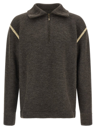 Gray Wool Cardigan
