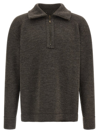 Gray Wool Cardigan