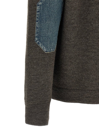 Gray Wool Cardigan