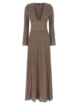 Multicolor Viscose Long Dress