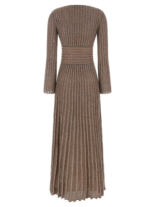 Multicolor Viscose Long Dress