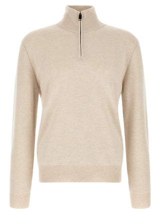 Beige Cashmere Sweatshirt
