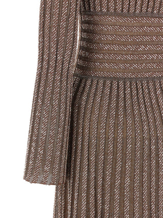 Multicolor Viscose Long Dress