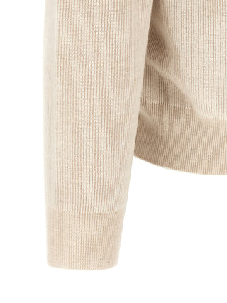 Beige Cashmere Sweatshirt