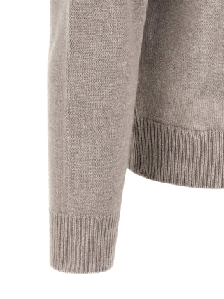 Beige Cashmere Cardigan