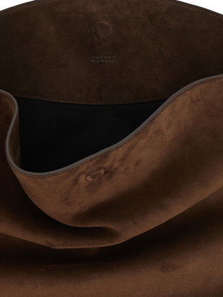 Brown Cowhide Shoulder Bag