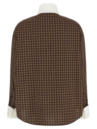 Brown Cotton Blouse