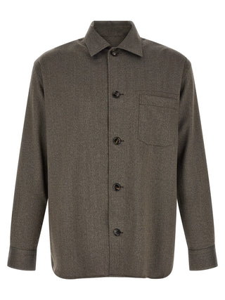 Brown Wool Blouse